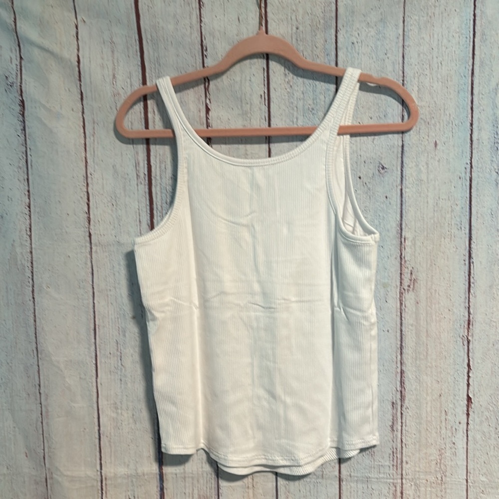 NWT J. Crew Vintage rib shelf-bra tank top - Picture 14 of 15